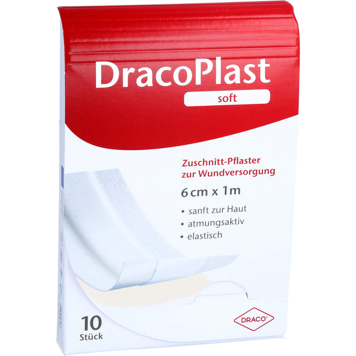 DracoPlast Soft Pflaster 1 m x 6 cm, 1 St. Pflaster