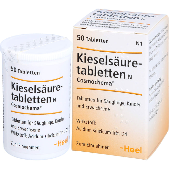 Kieselsäuretabletten N Cosmochema Tabletten, 50 pc Tablettes