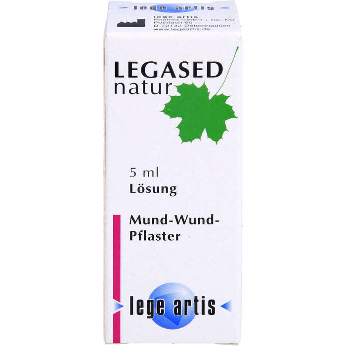 LEGASED natur Lösung bei entzündeter Mundschleimhaut., 5 ml Solution