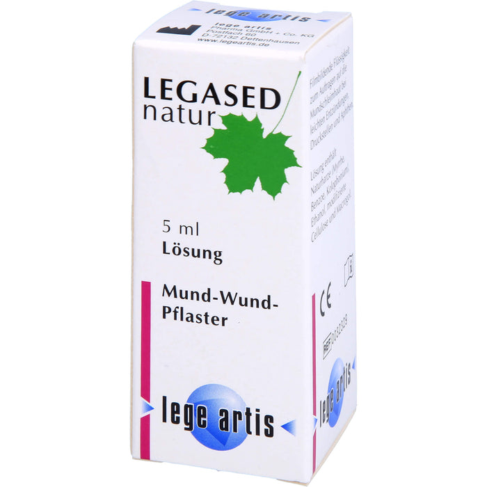 LEGASED natur Lösung bei entzündeter Mundschleimhaut., 5 ml Lösung