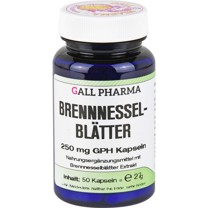 GALL PHARMA Brennnessel-Blätter 250 mg GPH Kapseln, 50 St. Kapseln