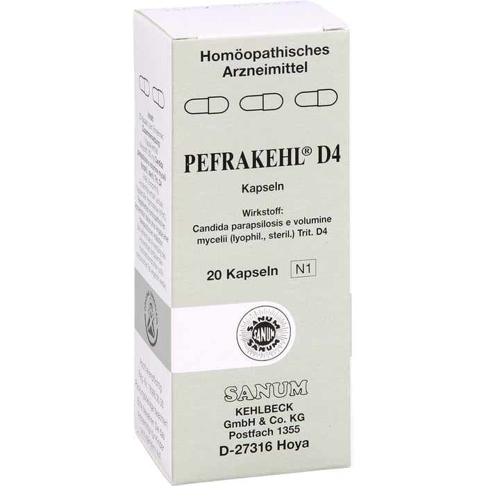 Pefrakehl D4 Kaps., 20 pcs. Capsules