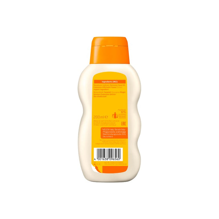 WELEDA Calendula Baby-Pflegeöl parfumfrei, 200 ml Huile