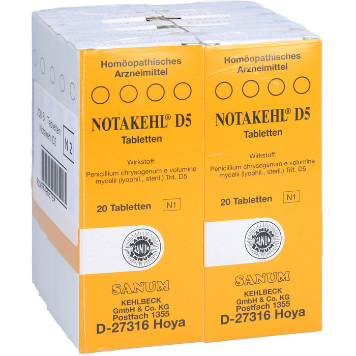 NOTAKEHL D5 Tabletten, 200 pc Tablettes