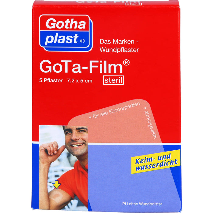 GoTa-Film sterile Pflaster 7,2 cm x 5 cm, 5 pcs. Patch