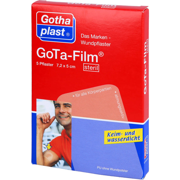 GoTa-Film sterile Pflaster 7,2 cm x 5 cm, 5 St. Pflaster