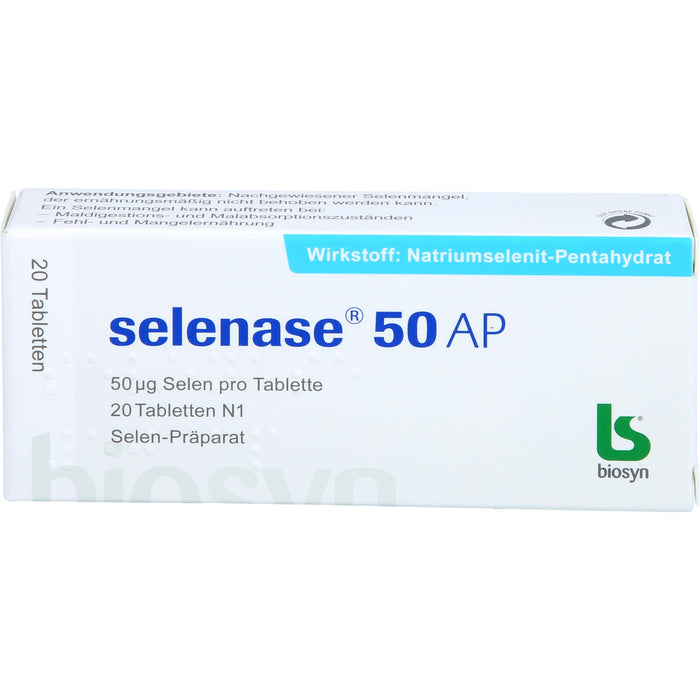 selenase 50 AP, 20 St TAB