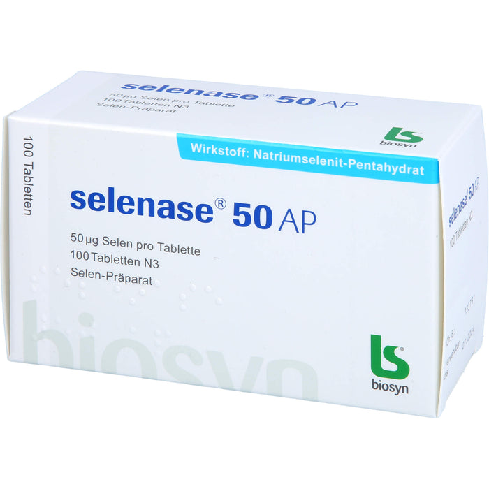 selenase 50 AP Tabletten bei nachgewiesenem Selenmangel, 100 pcs. Tablets