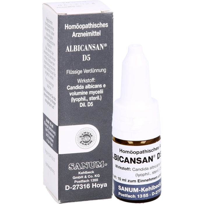 SANUM-KEHLBECK Albicansan D5 flüssige Verdünnung, 10 ml Lösung