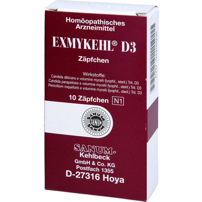 EXMYKEHL D3 Zäpfchen, 10 pcs. Suppositories