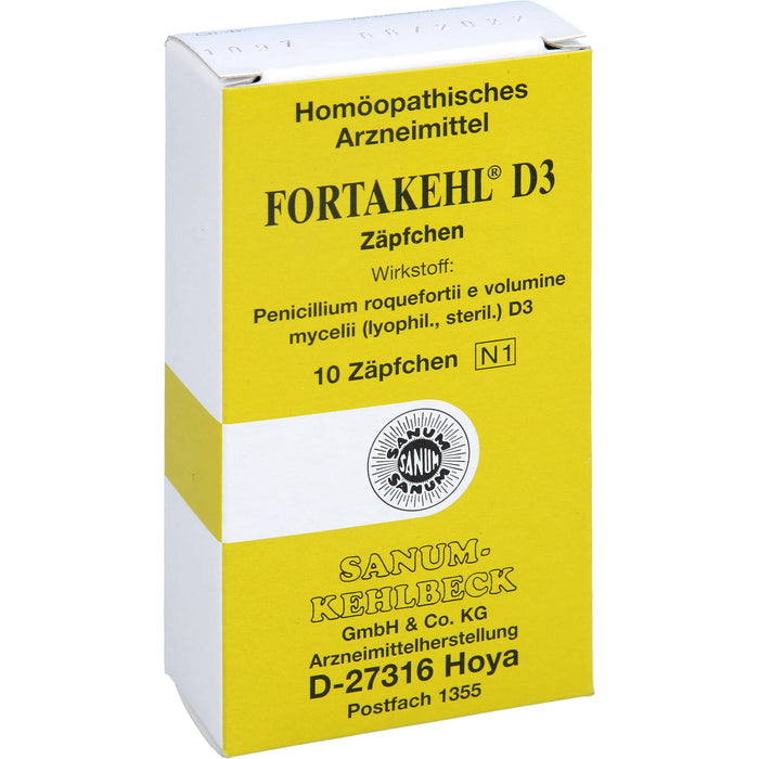 Fortakehl D3 Zäpfchen, 10 pc Suppositoires