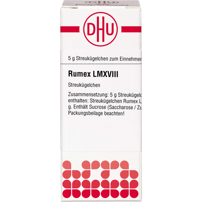 DHU Rumex LM XVIII Streukügelchen, 5 g Globules