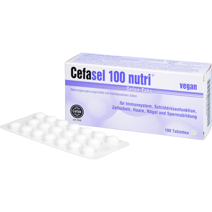 Cefasel 100 nutri Selen-Tabs Tabletten, 100 St. Tabletten