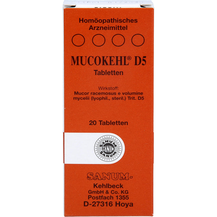 SANUM-KEHLBECK Mucokehl D5 Tabletten, 20 St. Tabletten