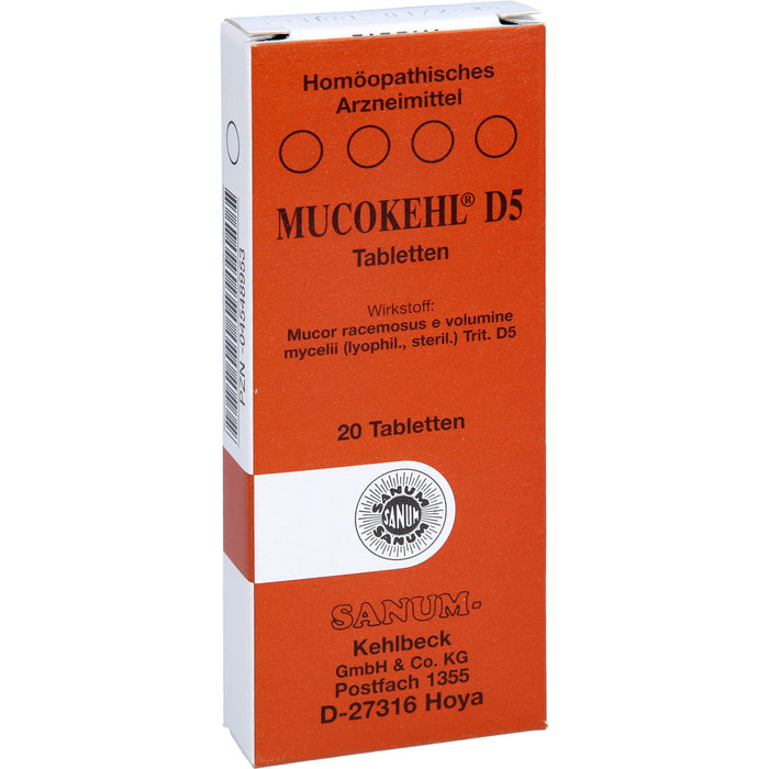 SANUM-KEHLBECK Mucokehl D5 Tabletten, 20 St. Tabletten