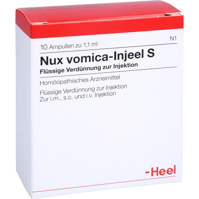 Nux vomica-Injeel S flüssige Verdünnung, 10 pc Ampoules