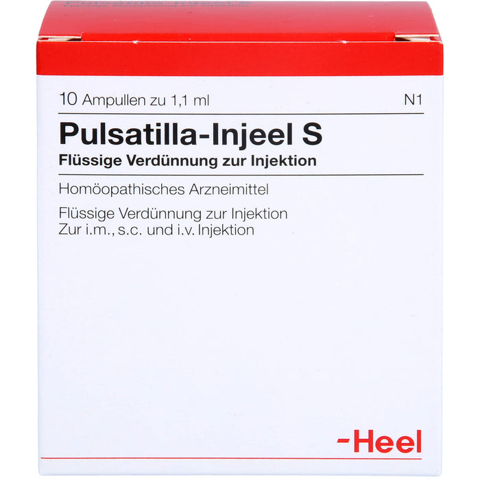 Pulsatilla-Injeel S Ampullen, 10 pc Ampoules