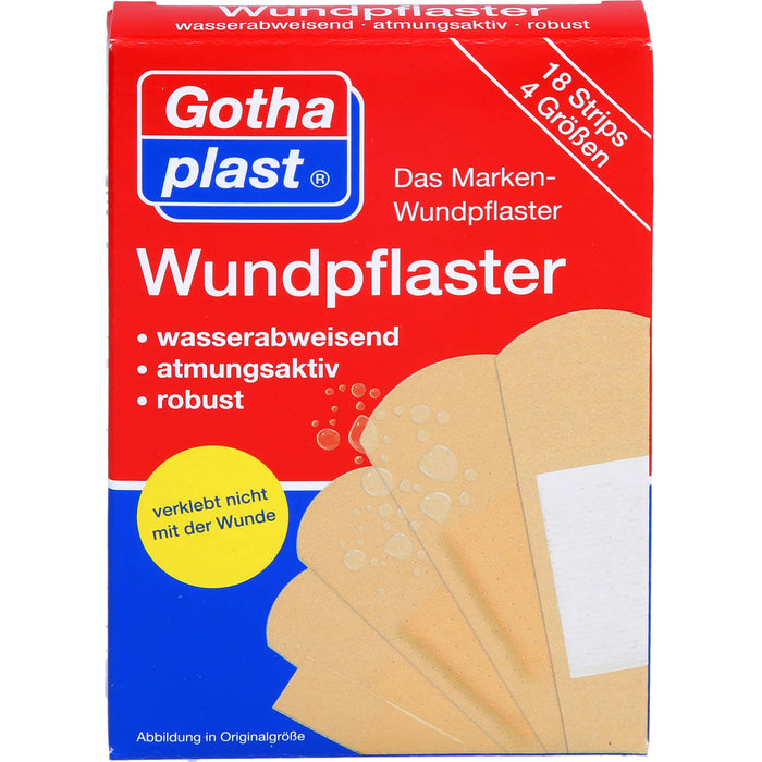 GOTHAPLAST WUNDPFLAST 4 GR, 18 St