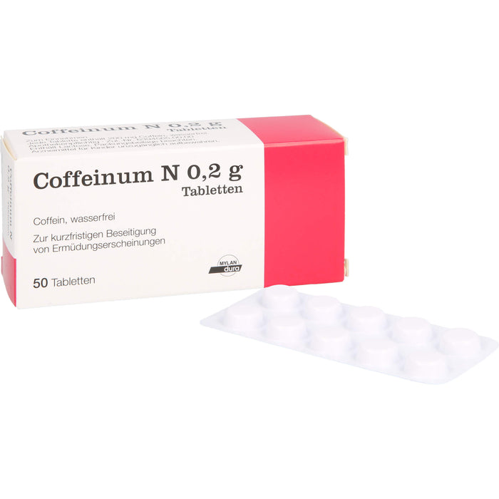 Coffeinum N 0.2 g Tabletten, 50 pcs. Tablets