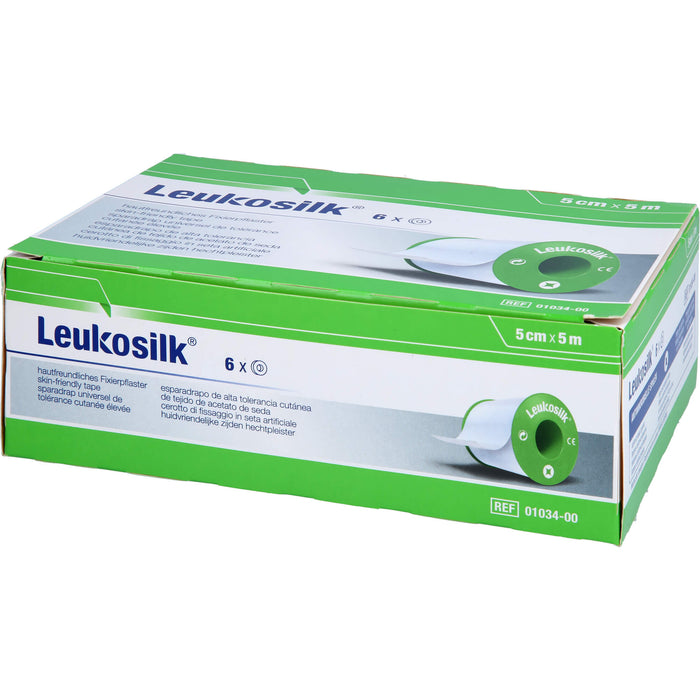 LEUKOSILK 5MX5CM, 6 St PFL