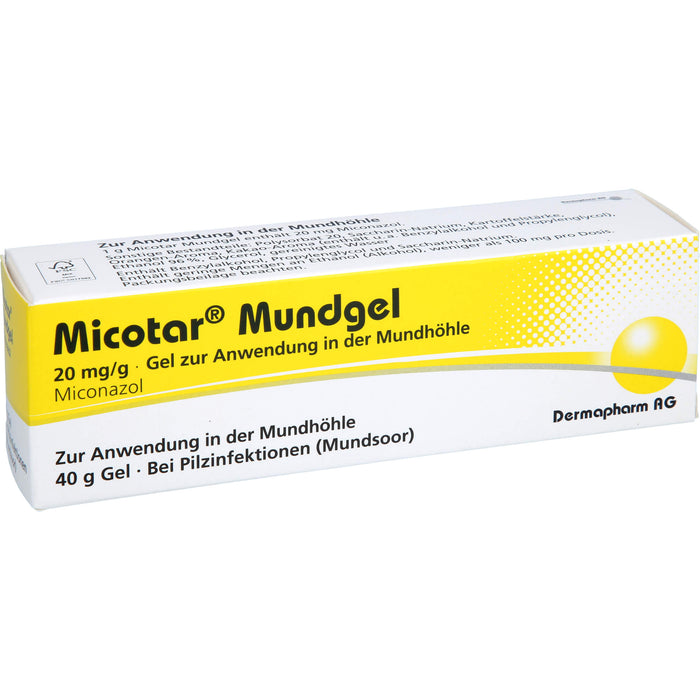 Micotar Mundgel zur Anwendung in der Mundhöhle Antimykotikum, 40 g Gel