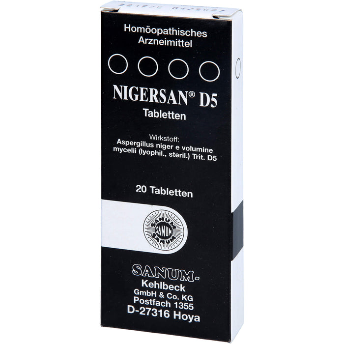 Nigersan D5 Tabletten, 20 St. Tabletten