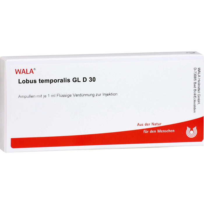 WALA Lobus temporalis GL D30 flüssige Verdünnung, 10 pcs. Ampoules