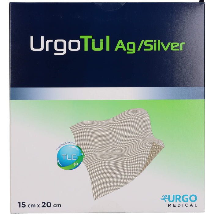 Urgotül Silver, Lipidokolloid-Wundauflage mit Silbersalz, 5 pc Gaze de plaie