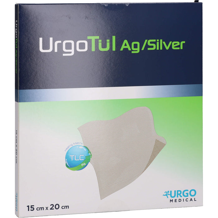 Urgotül Silver, Lipidokolloid-Wundauflage mit Silbersalz, 5 pc Gaze de plaie