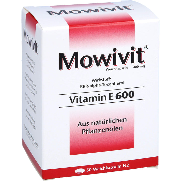 Mowivit Vitamin E 600, 50 St KAP