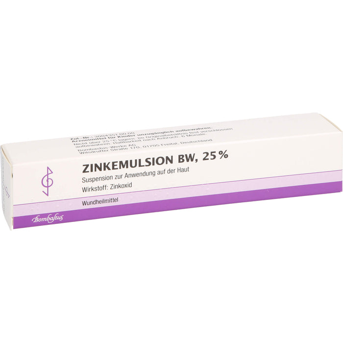 Zinkemulsion BW, 25 % Suspension zur Anwendung auf der Haut, 50 ml Solution