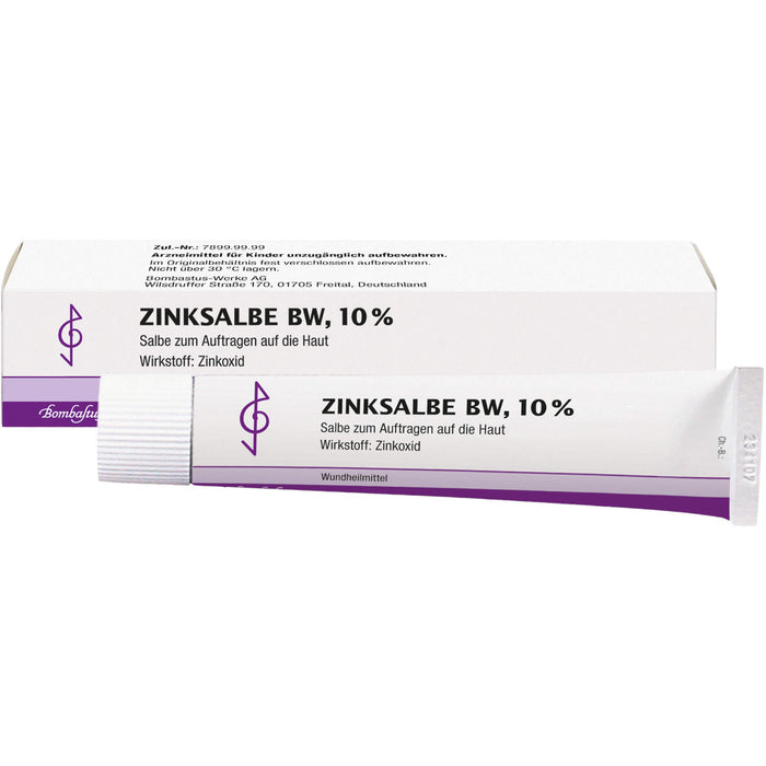 Bombastus Zinksalbe BW, 10% Wundheilmittel, 50 ml Ointment