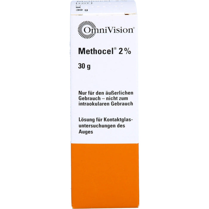 OmniVision Methocel 2% Lösung für Kontaktglasuntersuchungen des Auges, 30 g Solution