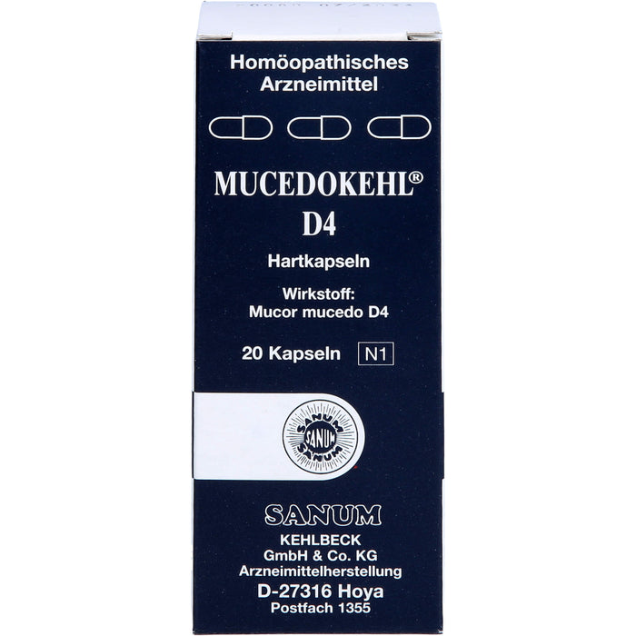 Mucedokehl D4 Kaps., 20 pc Capsules