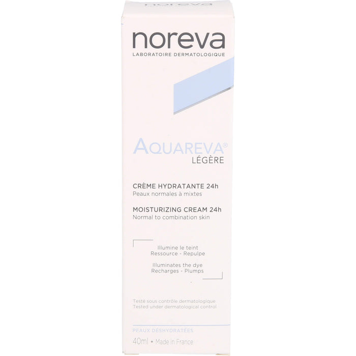 noreva Aquareva Feuchtigkeitscreme 24h, 40 ml Creme