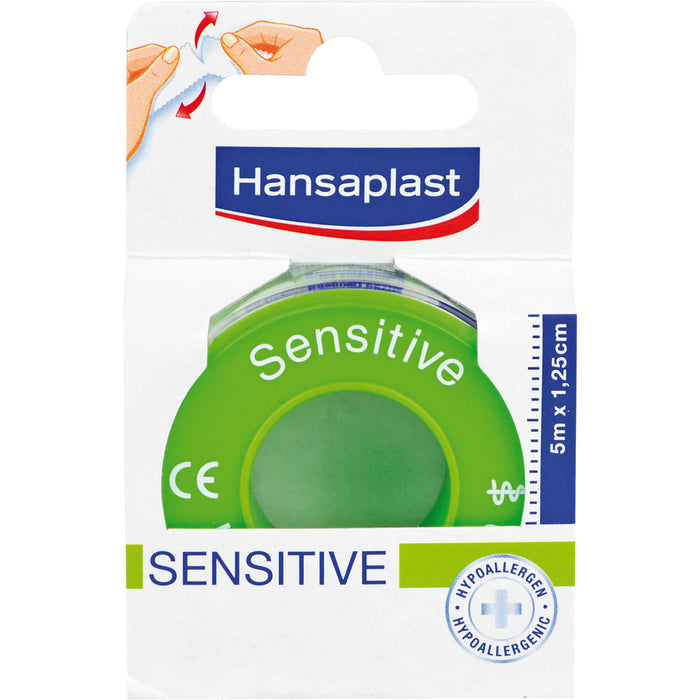 Hansaplast Sensitive Fixierpflaster 5 m x 1,25 cm, 1 pcs. Patch