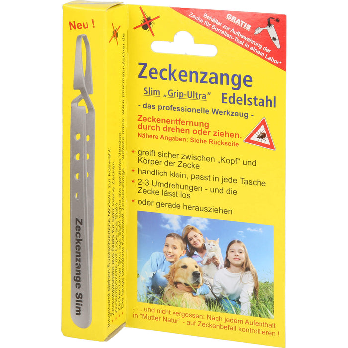 Pharma Brutscher Zeckenzange Chirurgenstahl, 1 pcs. Tick remover