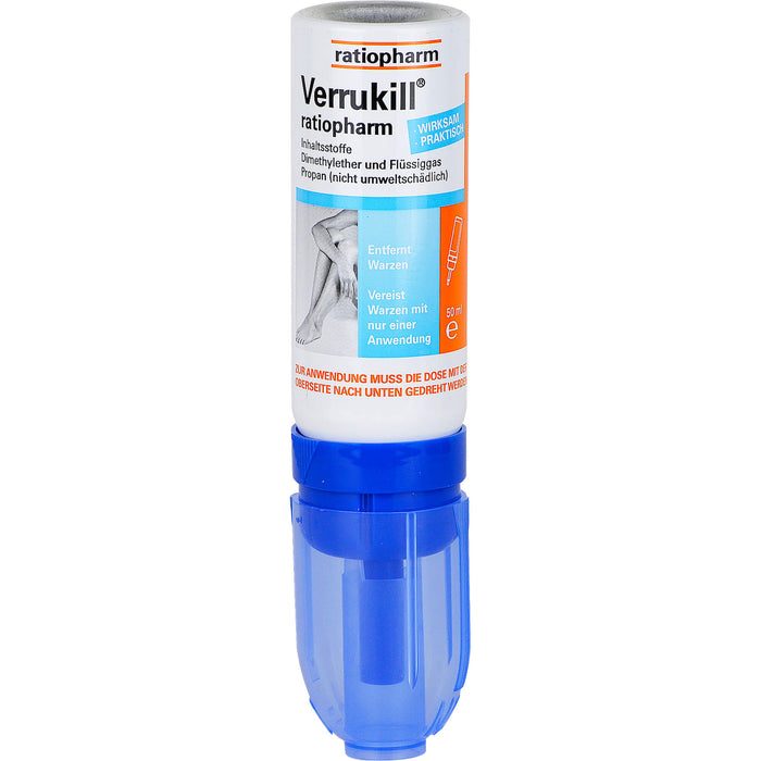 Verrukill-ratiopharm Spray zur Vereisung von Warzen, 50 ml Solution