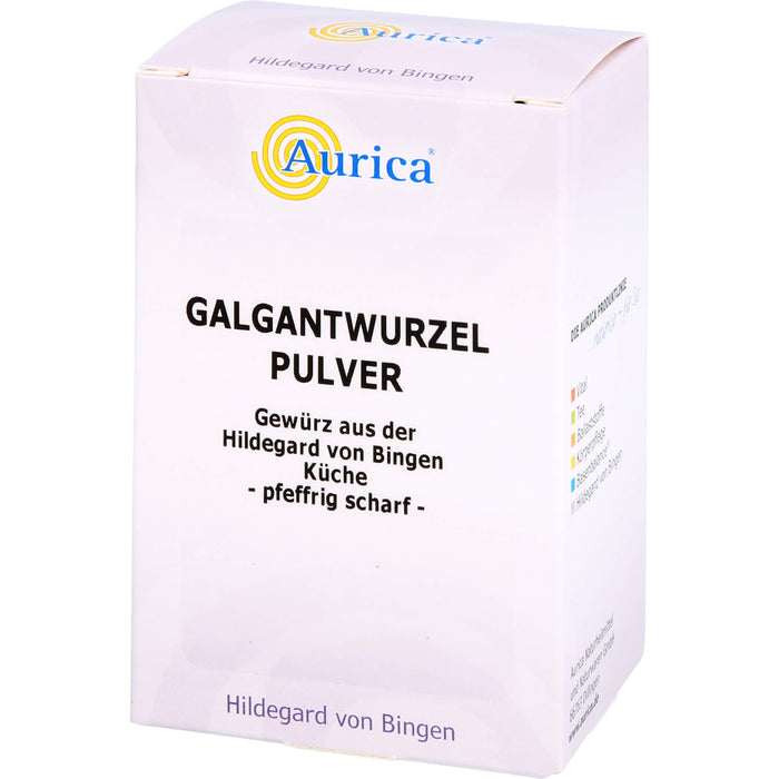 Aurica Galgantwurzel Pulver, 100 g Pulver