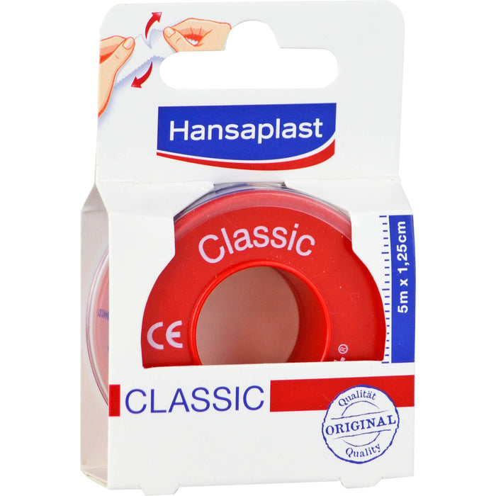 Hansaplast Classic Fixierpflaster 5 m x 1,25 cm, 1 pcs. Patch