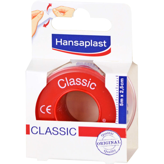 Hansaplast Classic Fixierpflaster 5 m x 2,5 cm, 1 pcs. Patch