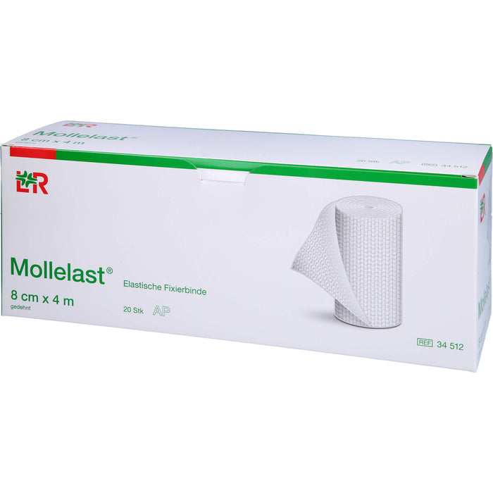 Mollelast Elastische Fixierbinde 8 cm x 4 m, 20 pcs. Bandage