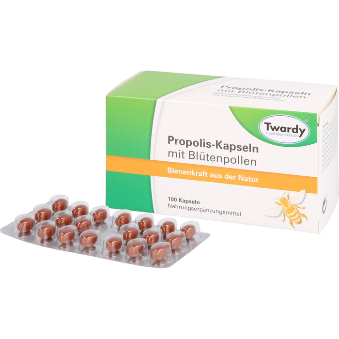 Twardy Propolis-Kapseln mit Blütenpollen, 100 pc Capsules