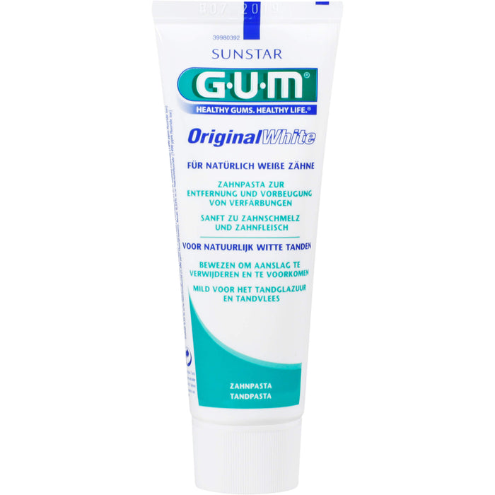 GUM original white Zahnpasta, 75 ml Dentifrice