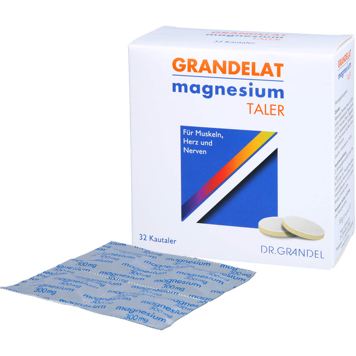 GRANDELAT Magnesium Taler 300 mg, 32 St. Tabletten