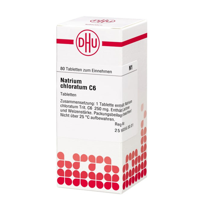 DHU Natrium chloratum C6 Tabletten, 80 pc Tablettes