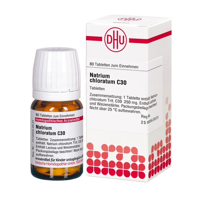 DHU Natrium chloratum C30 Tabletten, 80 pc Tablettes