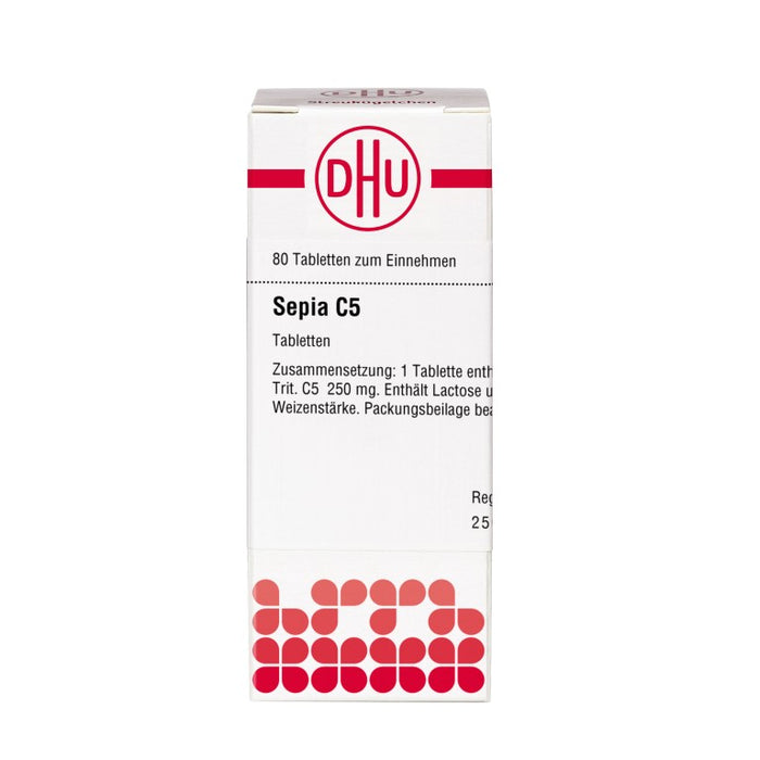 DHU Sepia C5 Tabletten, 80 St. Tabletten