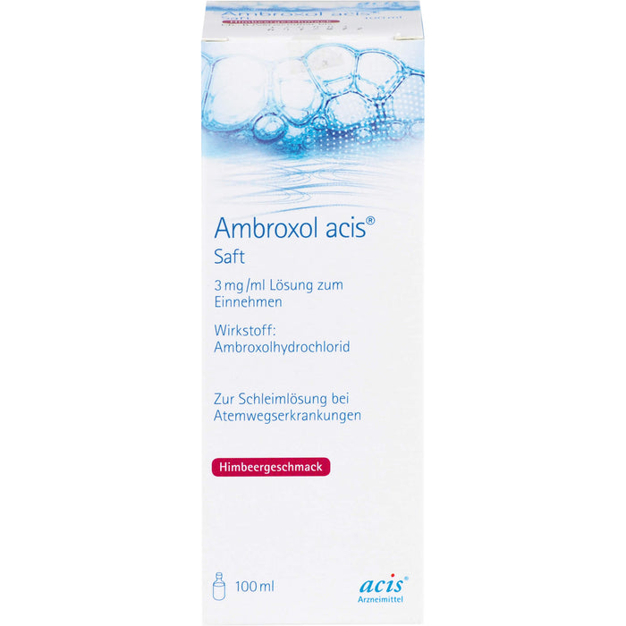 Ambroxol acis Saft 3 mg / ml Lösung zur Schleimlösung bei Atemwegserkrankungen, 100 ml Solution