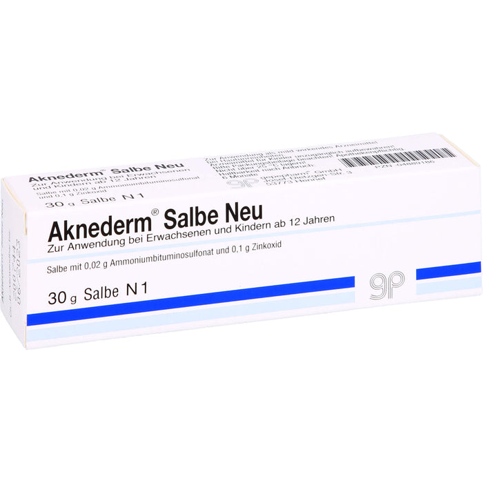 Aknederm Salbe Neu bei Hautunreinheiten, 30 g Ointment